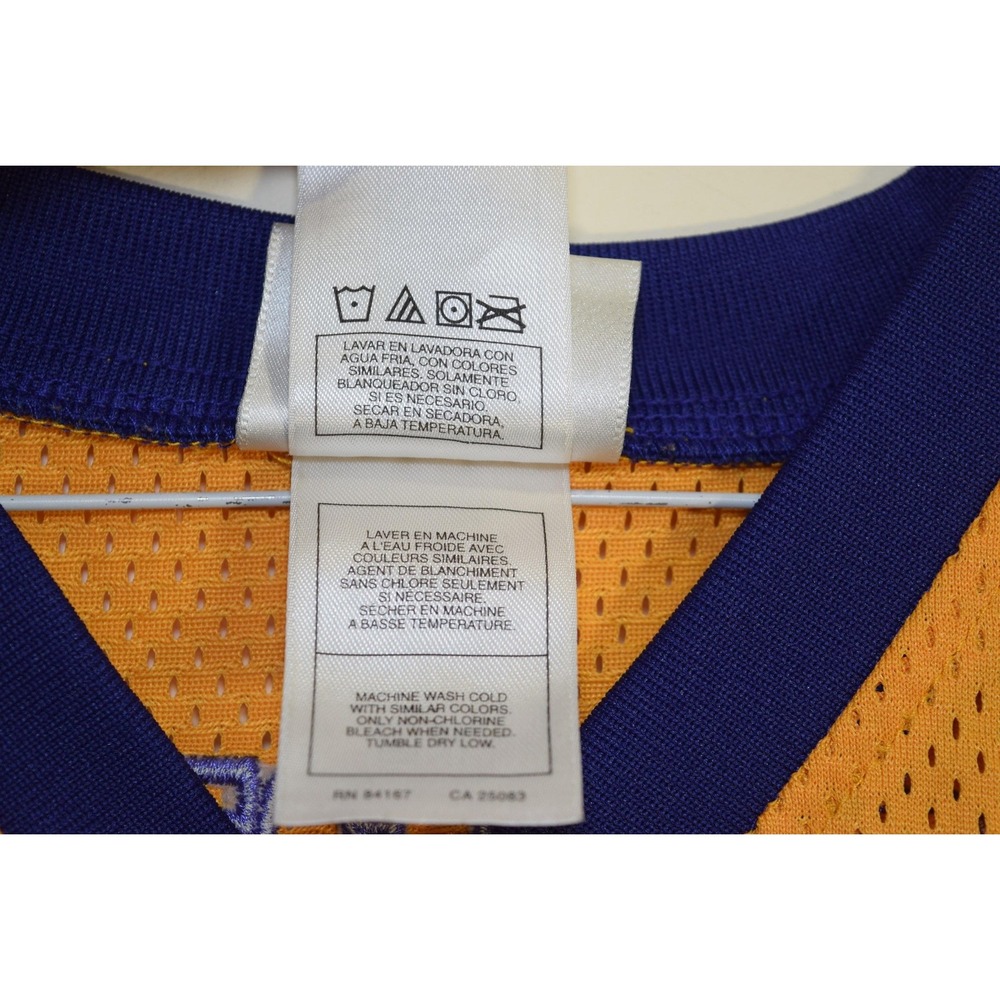 Goofy Goliaths Jersey Shirt Kids XL‎ Yellow Purple Basketball Disney World 32 - Picture 5 of 16